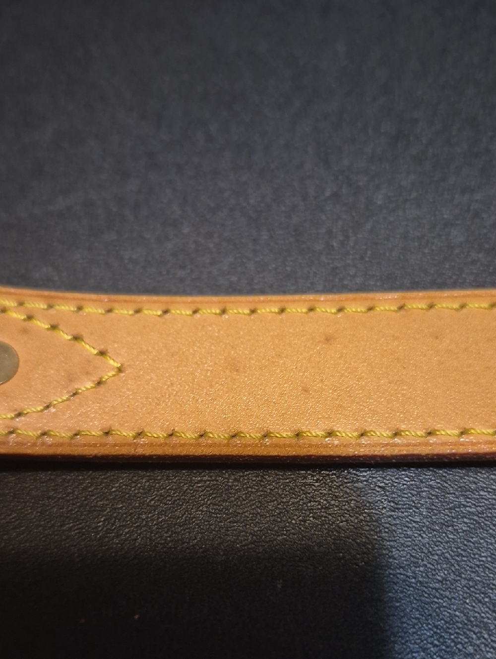 Louis Vuitton Tan Leather Strap with Gold Hardware - Picture 16 of 16